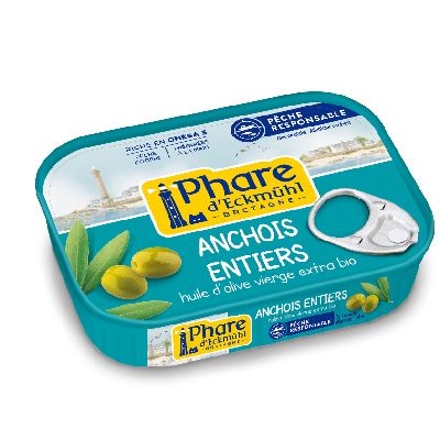 Anchois** Entiers Huile Olive 87 G